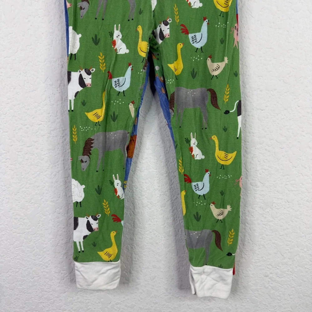 Little Sleepies PJ Pants‎ 2PC Bundle 2T 18-24M Bamboo Farm Animal Baseball